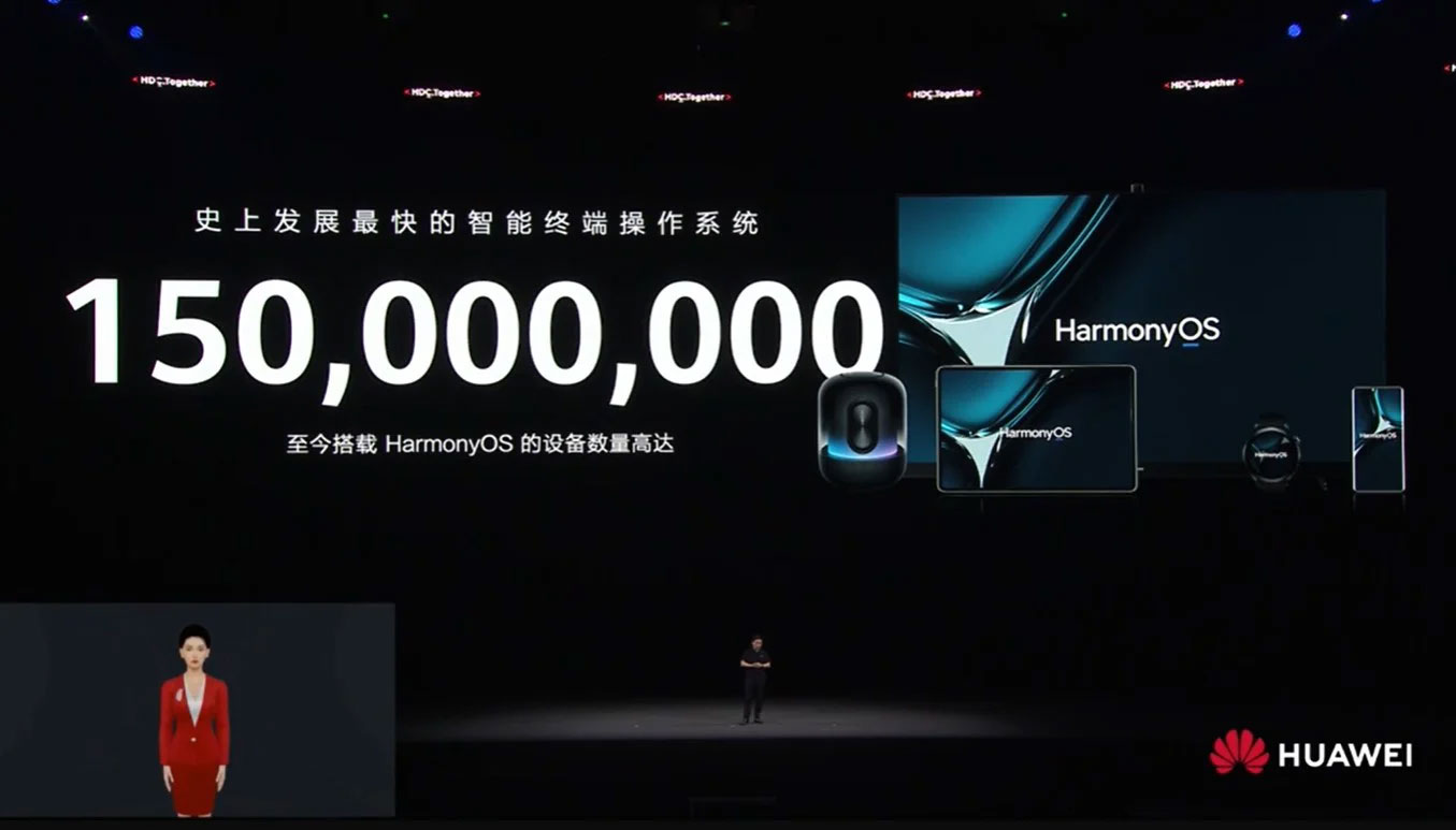 کاربران HarmonyOS هواوی به ۱۵۰ میلیون نفر رسید: سریع ترین رشد یک سیستم عامل در تاریخ؟!