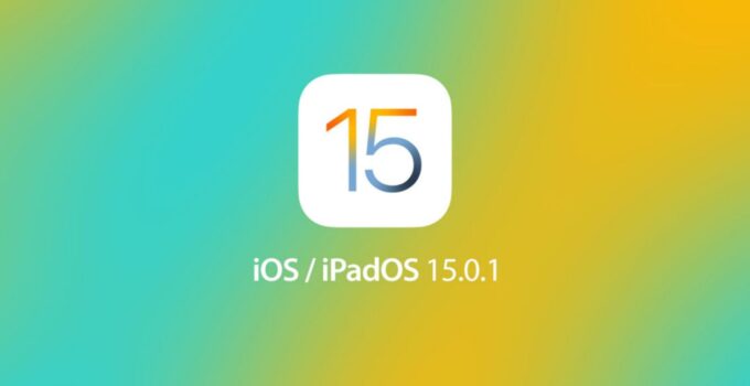 آپدیت iOS 15.0.1