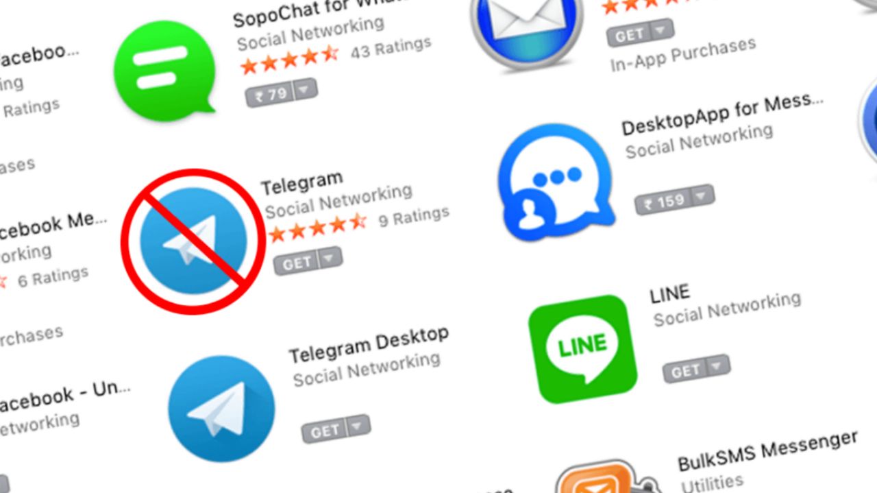 درگیری تلگرام و اپل