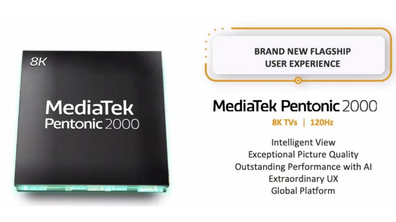 مدیاتک Pentonic 2000 رسماً معرفی شد: اولین تراشه ٧ نانومتری تلویزیون