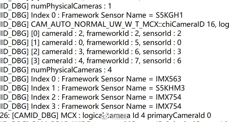 کدهای فاش شده از خانواده S22 که مشخصات دوربین S22 Ultra را نشان می دهد