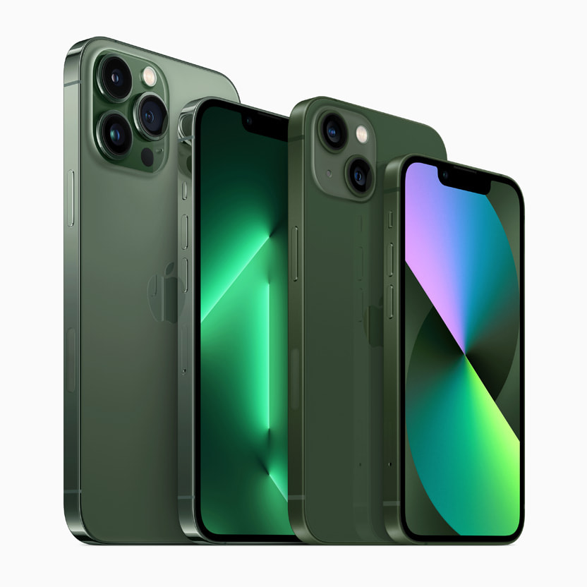 اپل از رنگ سبز آیفون 13 و آیفون 13 پرو رونمایی کرد: براق و مات به سبک اپل