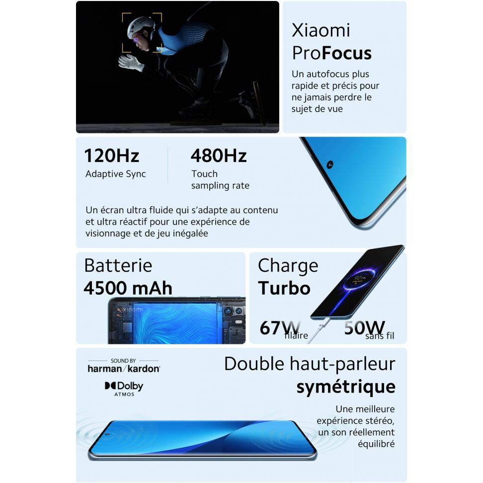 پوسترهای Xiaomi 12 به زبان فرانسوی