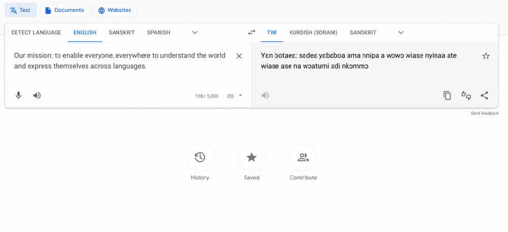 24 زبان جدید گوگل ترنسلیت