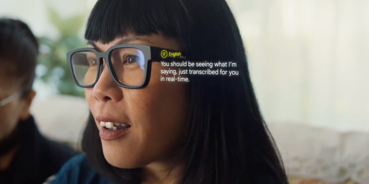 گوگل عینک واقعیت افزوده جدید خود با قابلیت ترجمه آنی را به‌نمایش گذاشت