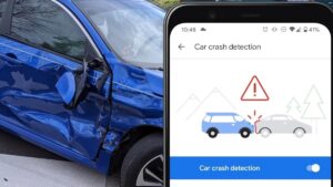 قابلیت Car Crash Detection
