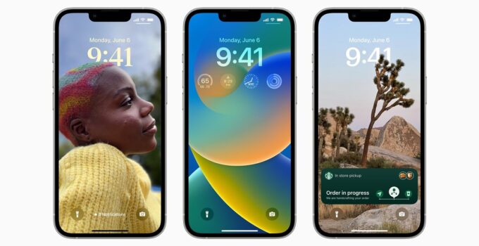 صفحه قفل جدید iOS 16 اپل