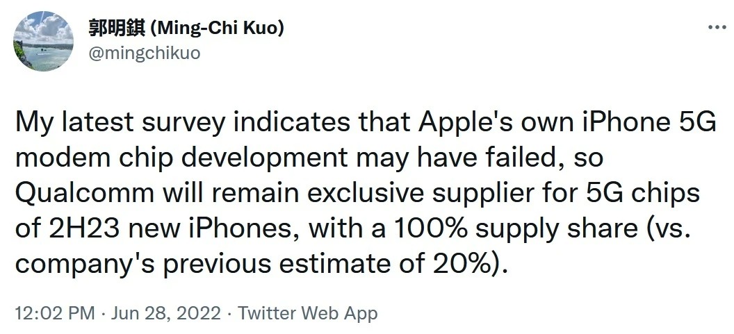 عدم موفقیت اپل در طراحی مودم 5G آیفون ۱۵