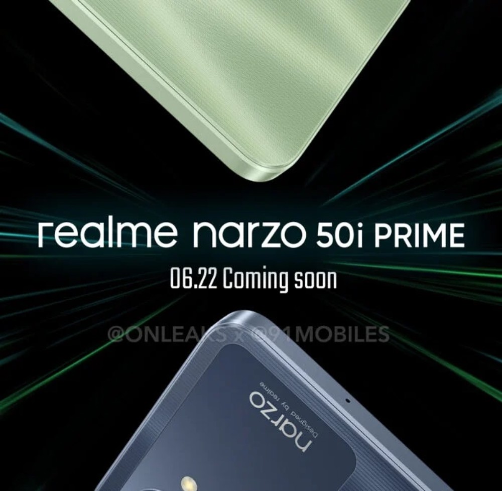 زمان طراحی و ارائه Narzo 50i Prime است