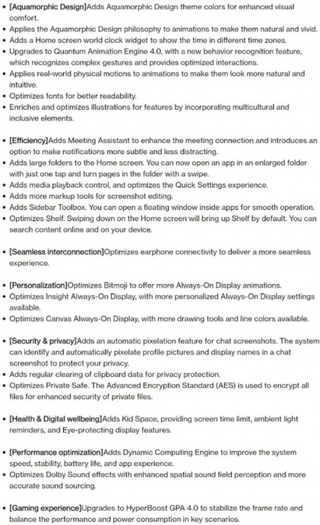 لیست تغییرات به‌روزرسانی OxygenOS 13 برای OnePlus 10 Pro