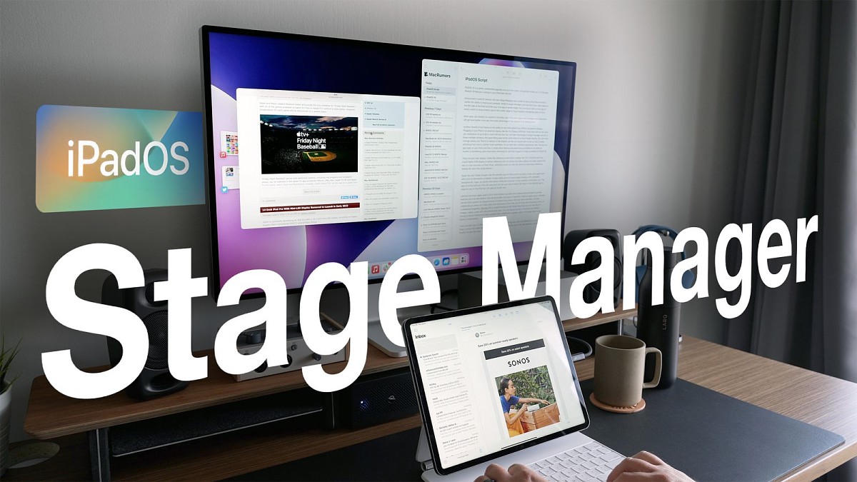 آپدیت iPadOS 16.1 اپل با Stage Manager