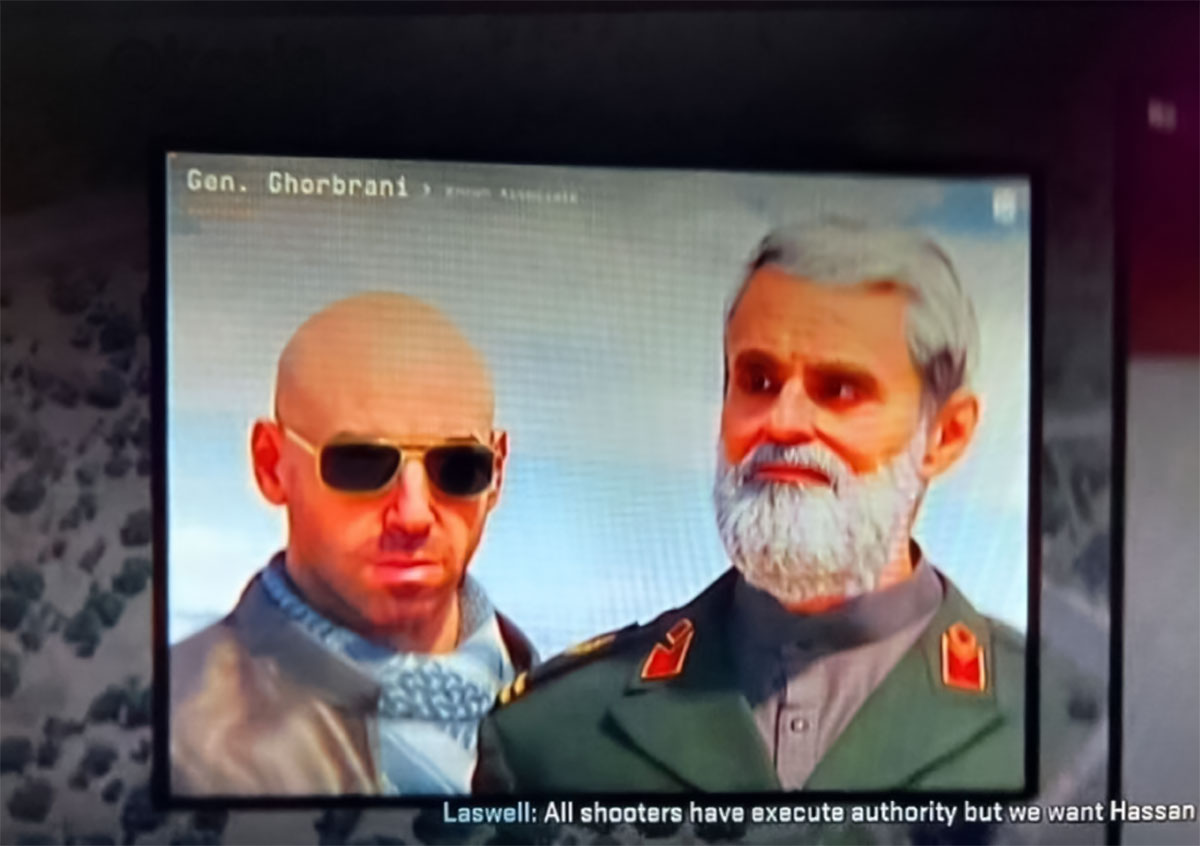 ترور سردار ایرانی در بازی کال آف دیوتی Call of Duty: Modern WarFare II + ویدیو