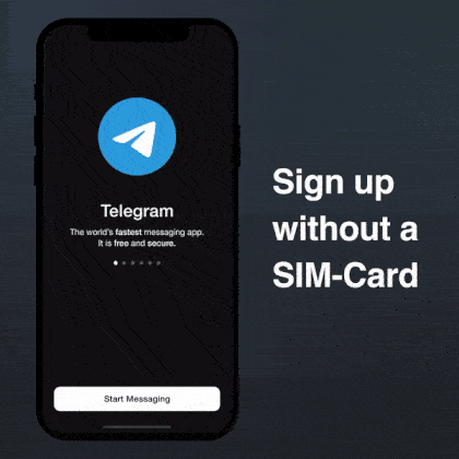 ثبت نام بدون سیم کارت تلگرام