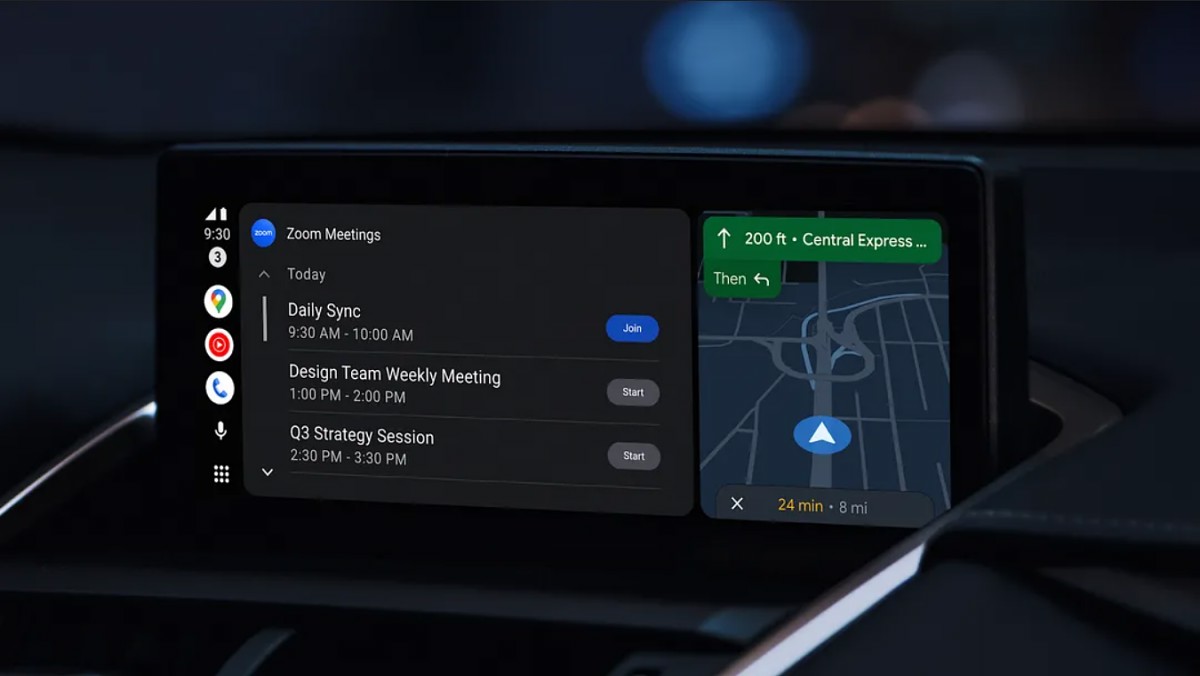 اندروید خودرو (Android for Cars) گوگل ویژگی و برنامه‌های جدید دریافت خواهد کرد