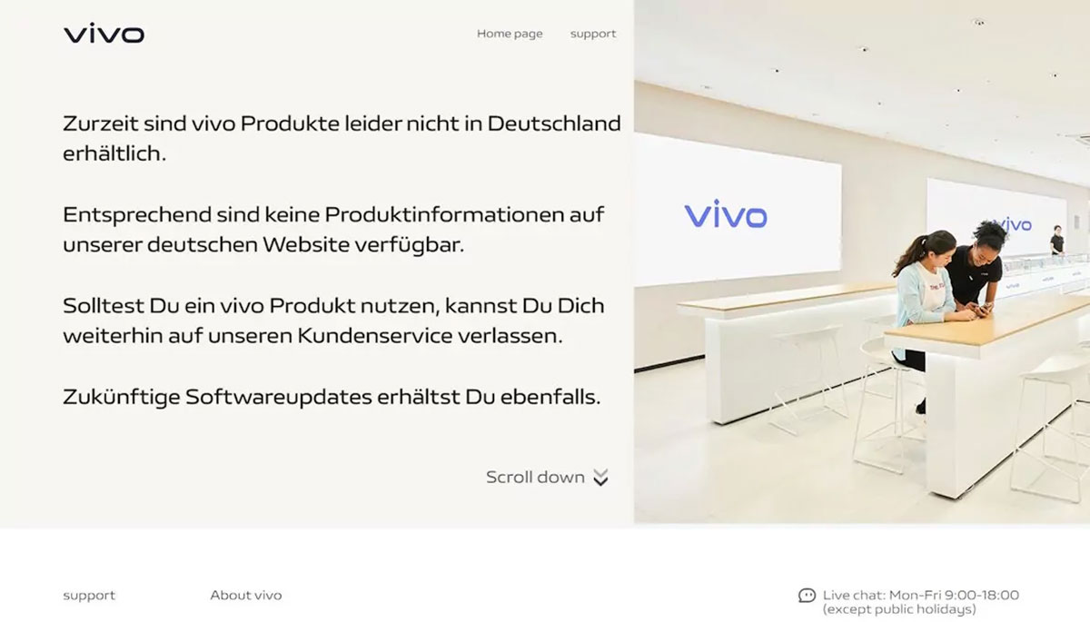 شکست ویوو از نوکیا در نبرد قضایی و بسته‌شدن فروشگاه آنلاین آن در آلمان