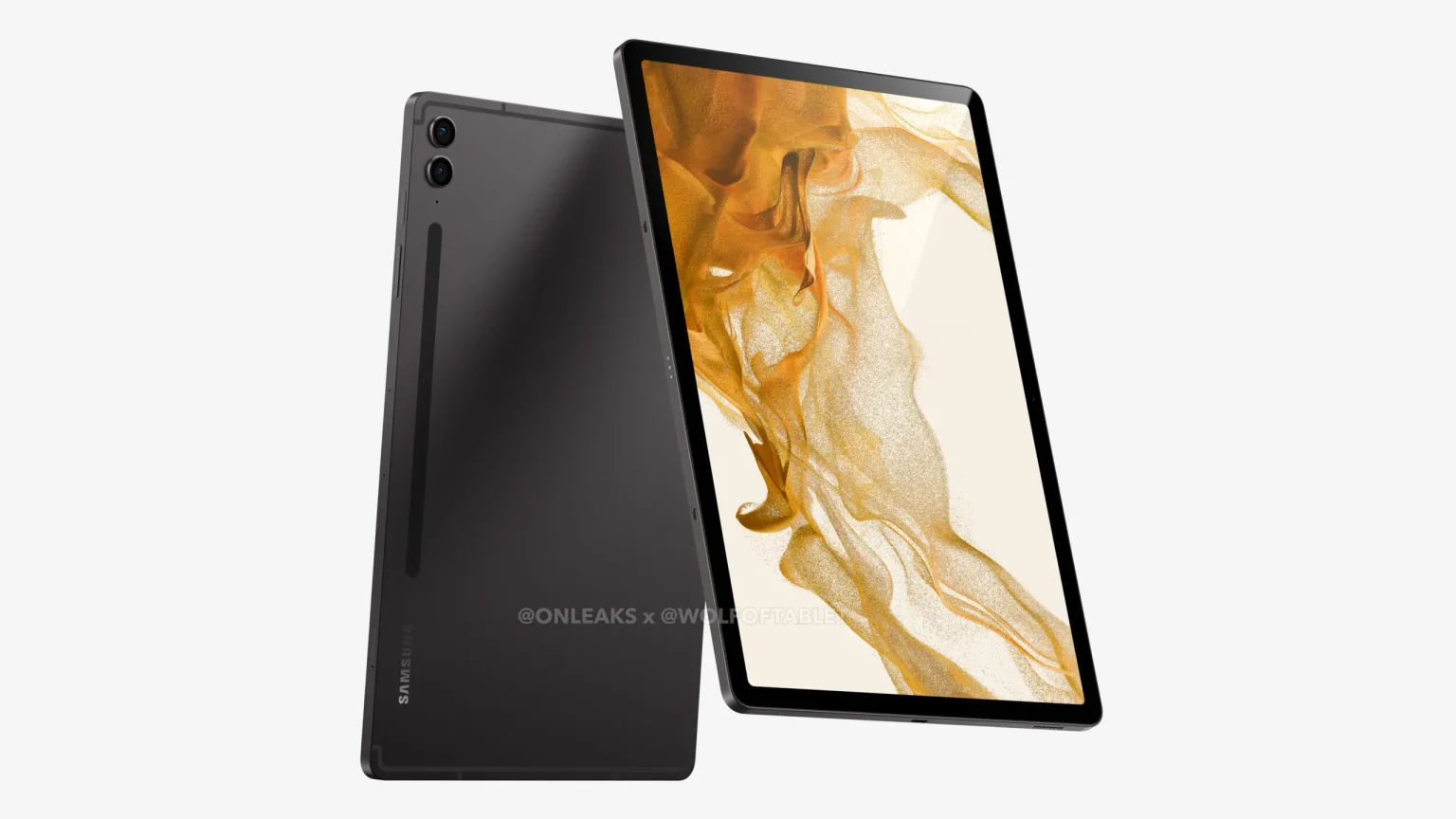 رندرهای گلکسی Tab S9 FE Plus جزئیات طراحی این تبلت را نشان می‌دهد