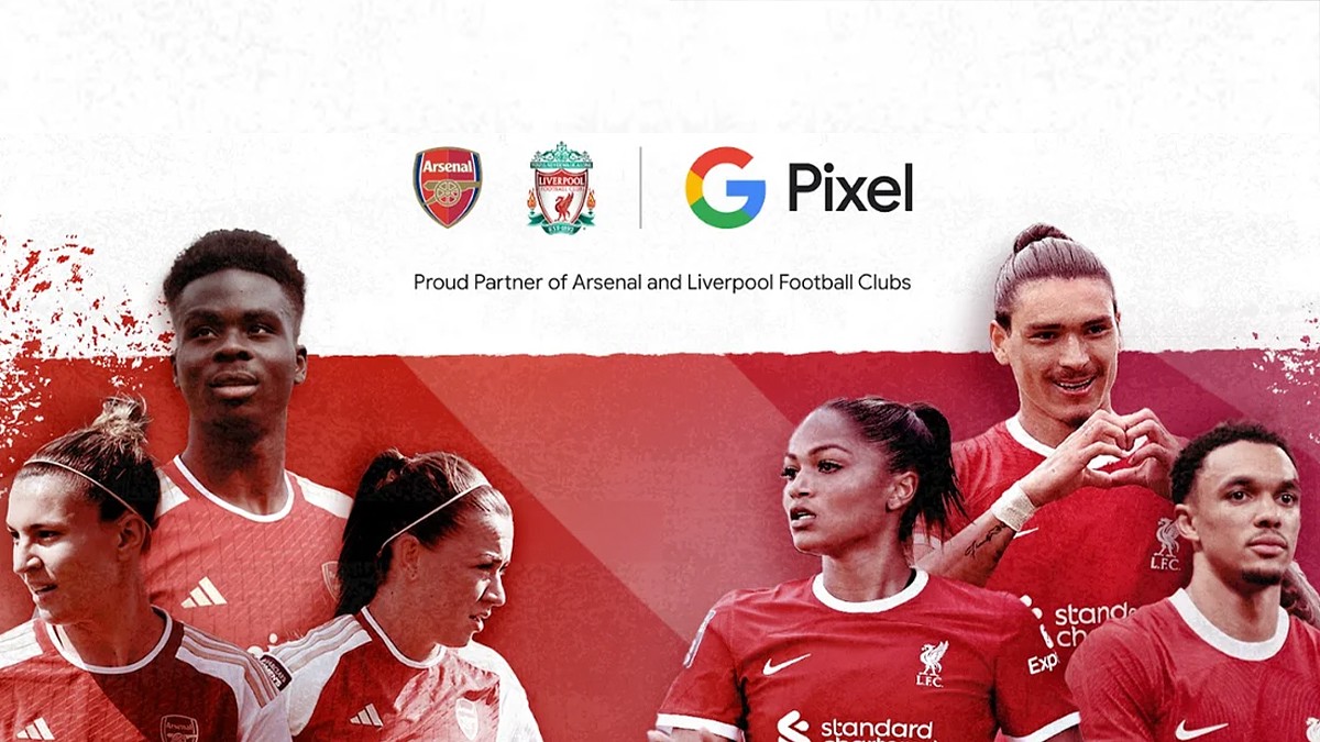 گوگل پیکسل به گوشی رسمی باشگاه فوتبال آرسنال و لیورپول تبدیل شد