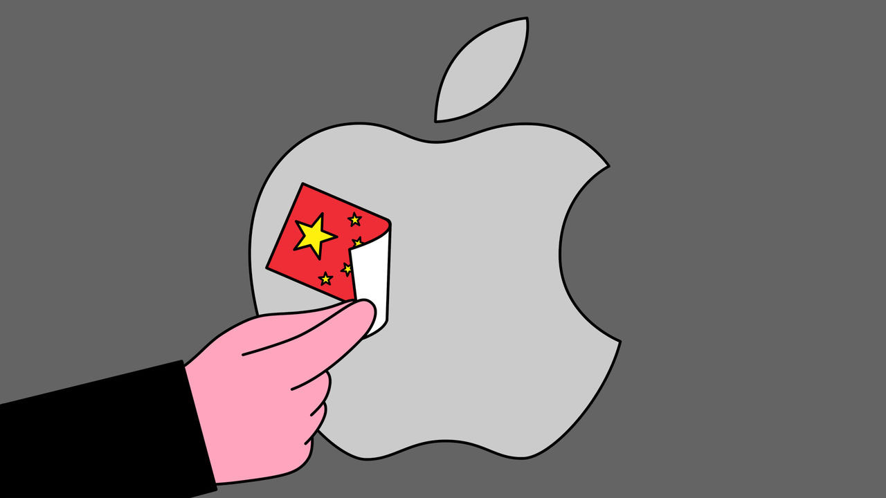 تولیدات محصولات اپل در چین