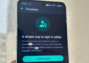 قابلیت Passkey