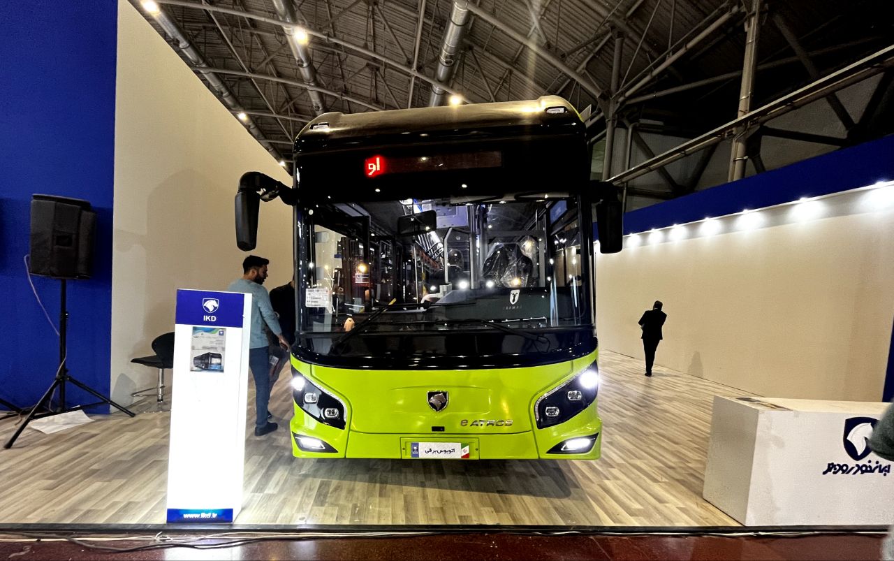 تولید انبوه اولین اتوبوس برقی ایران خودرو آغاز شد