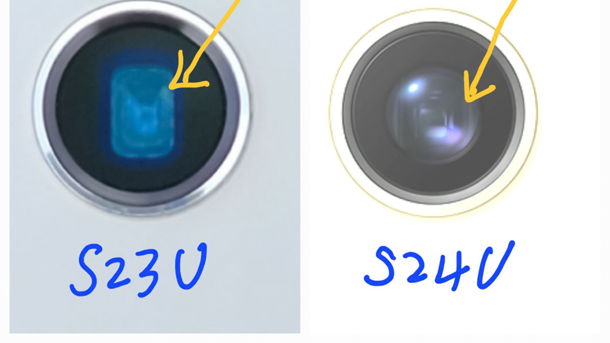 مقایسه گلکسی اس ۲۴ اولترا با گلکسی اس ۲۳ اولترا در بخش طراحی دوربین پریسکوپی