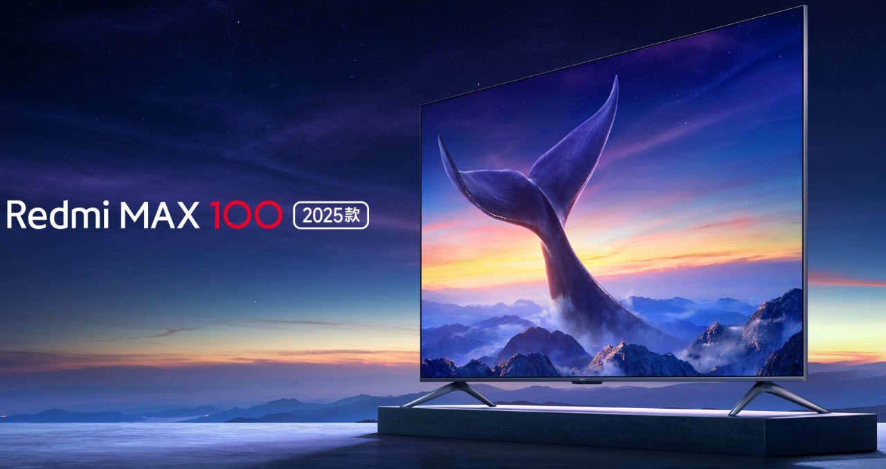 تلویزیون ۱۰۰ اینچی شیائومی Redmi Max با HyperOS و پنل ۲۴۰ هرتزی رسما معرفی شد