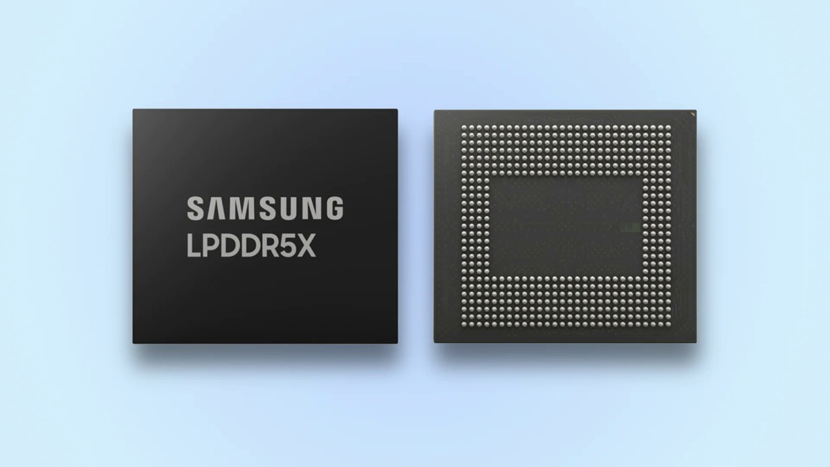 سامسونگ اولین حافظه رم LPDDR5X دنیا با سرعت 10.7 گیگابیت‌برثانیه را رسماً معرفی کرد