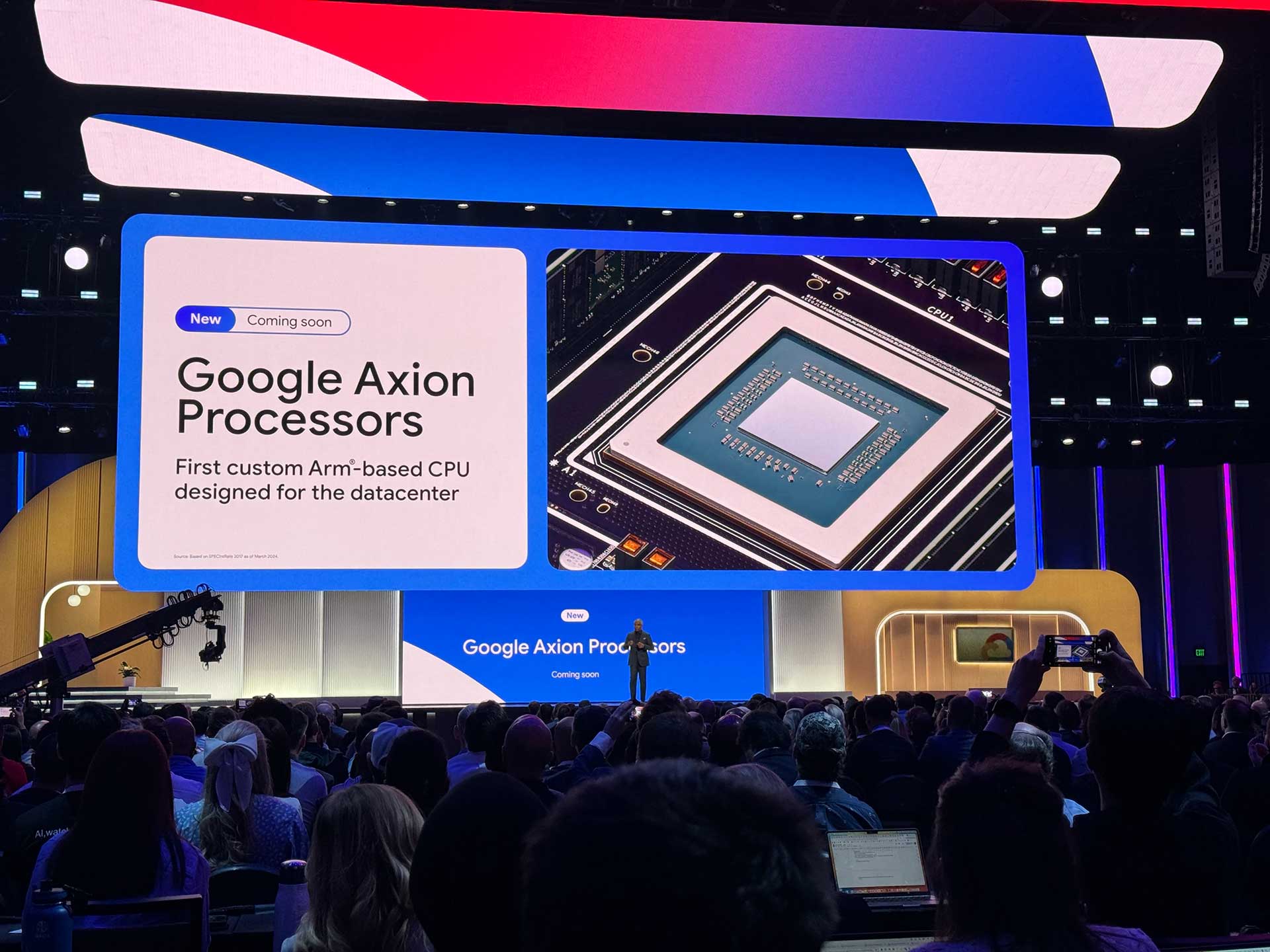 تراشه جدید گوگل Axion