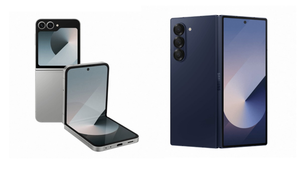 تصاویر رسمی Galaxy Z Fold 6 و Z Flip 6 رنگ‌بندی این دو گوشی تاشو را نشان می‌دهند
