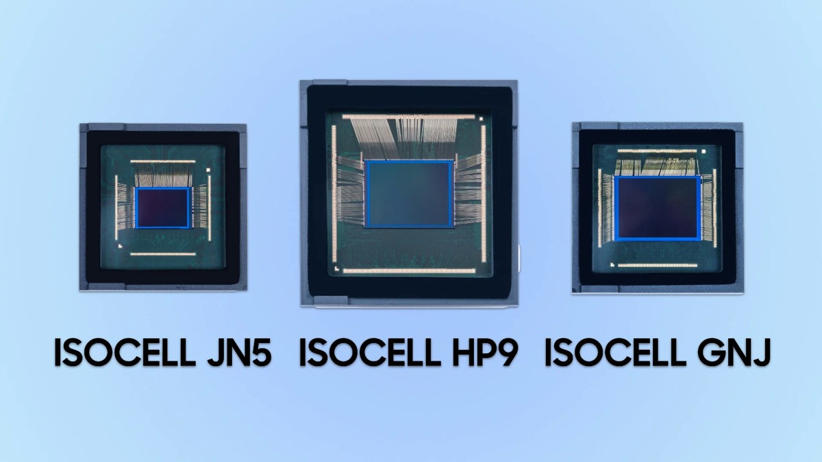 سامسونگ سنسور 200 مگاپیکسلی ISOCELL HP9 و دو سنسور 50 مگاپیکسلی GNJ و JN5 را معرفی کرد