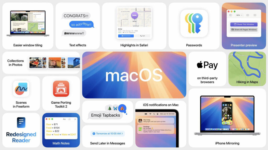 آپدیت macOS 15 با قابلیت‌های جدید