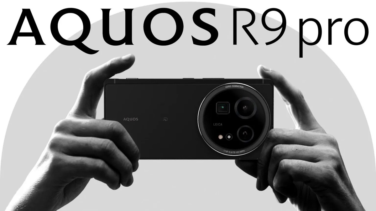 شارپ AQUOS R9 Pro با دوربین لایکا و سنسور 1 اینچی رسماً معرفی شد