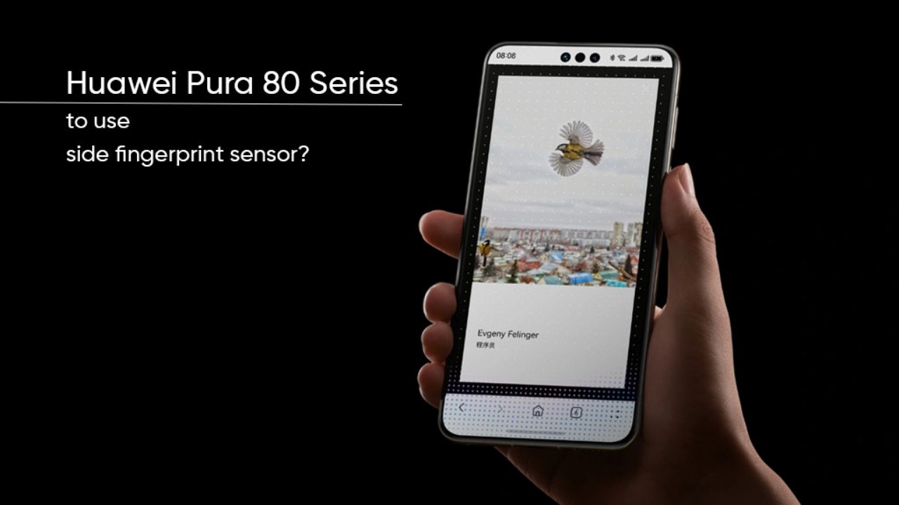 سنسور اثرانگشت هواوی Pura 80