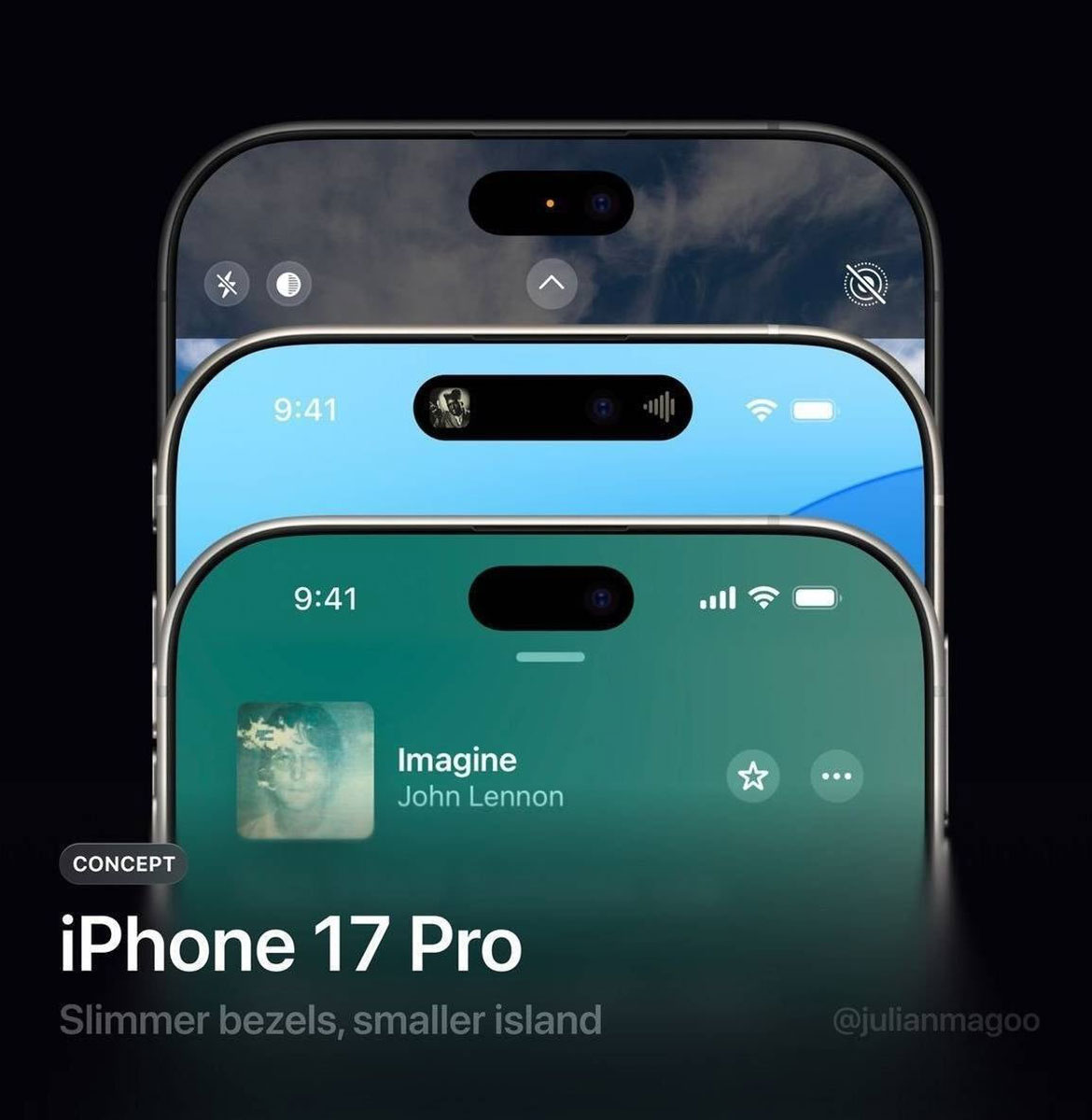 جزیره ای کوچکتر و پویا برای iPhone 17 Pro Max