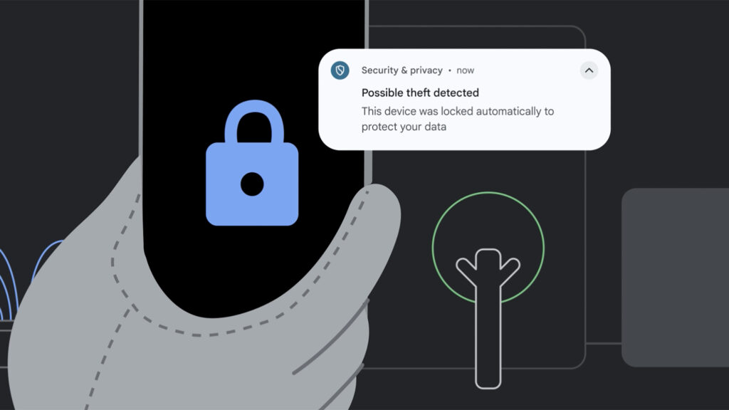 ویژگی Theft Detection Lock اندروید