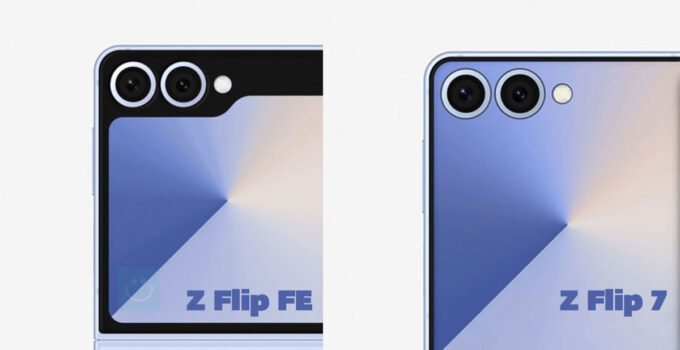 گلکسی Z Flip 7 در مقایسه با Z Flip FE
