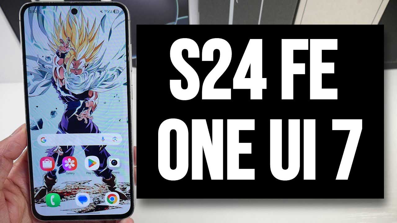 گلکسی S24 FE با One UI 7