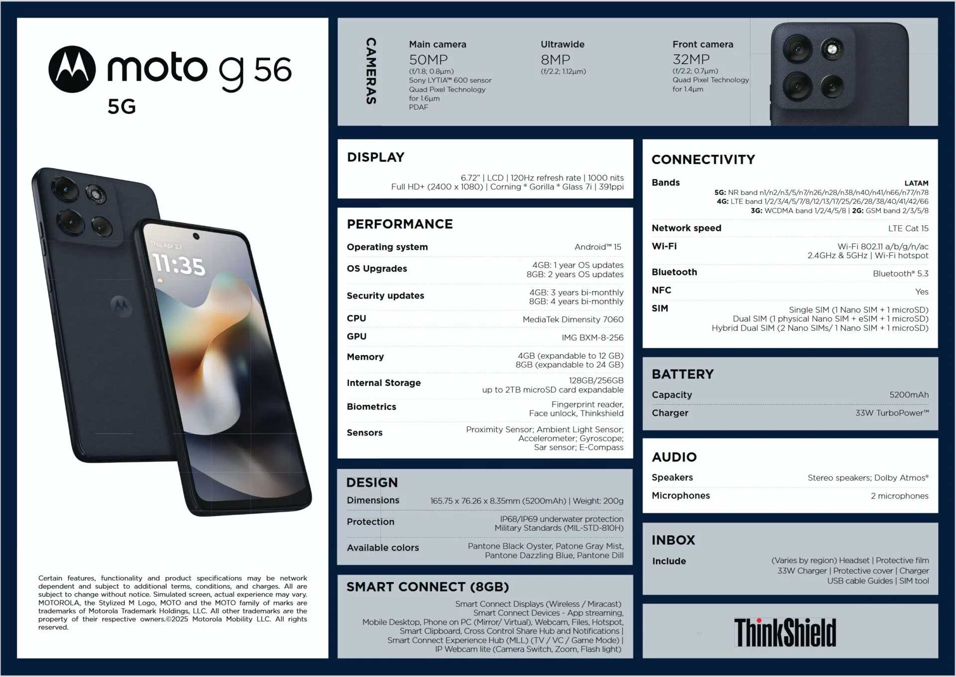 موتورولا Moto G56