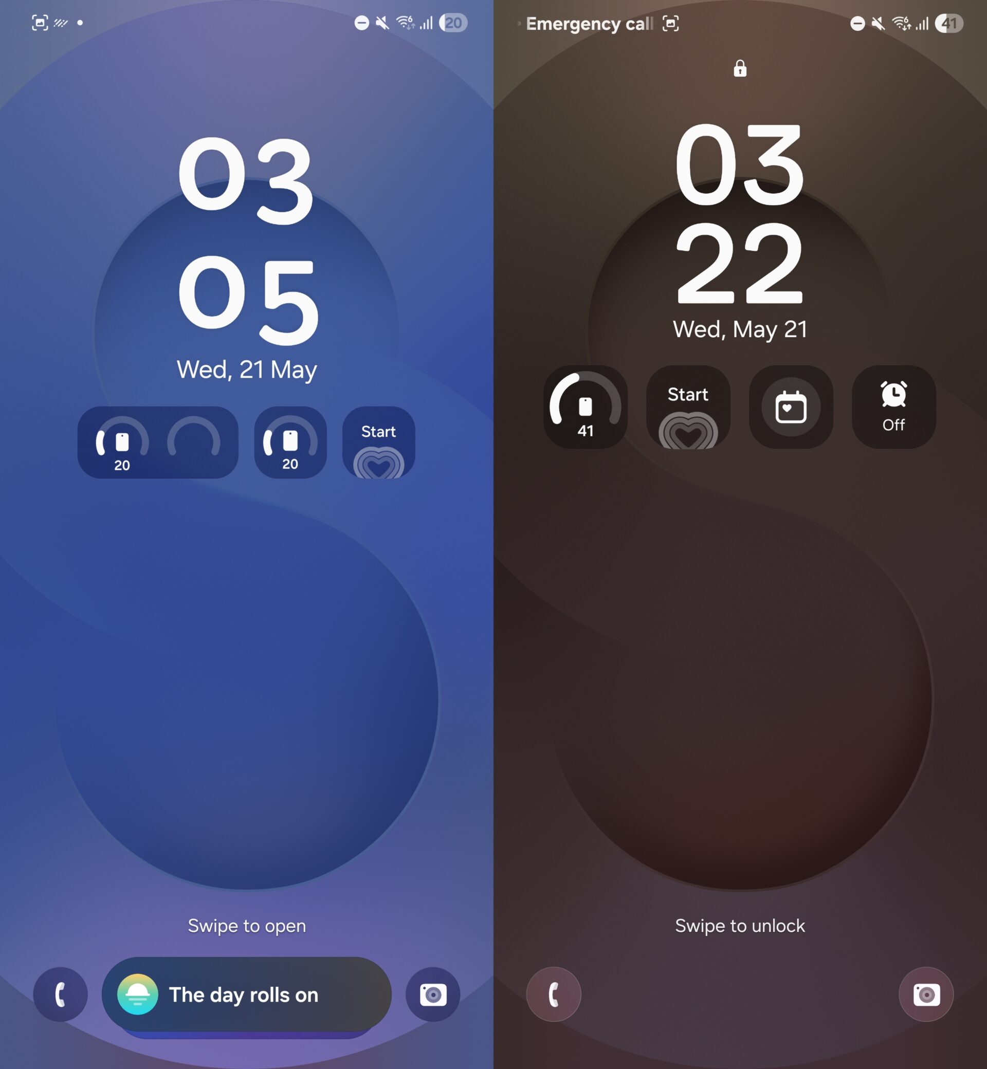 تغییرات ویجتهای صفحه قفل One UI 8 را ببینید