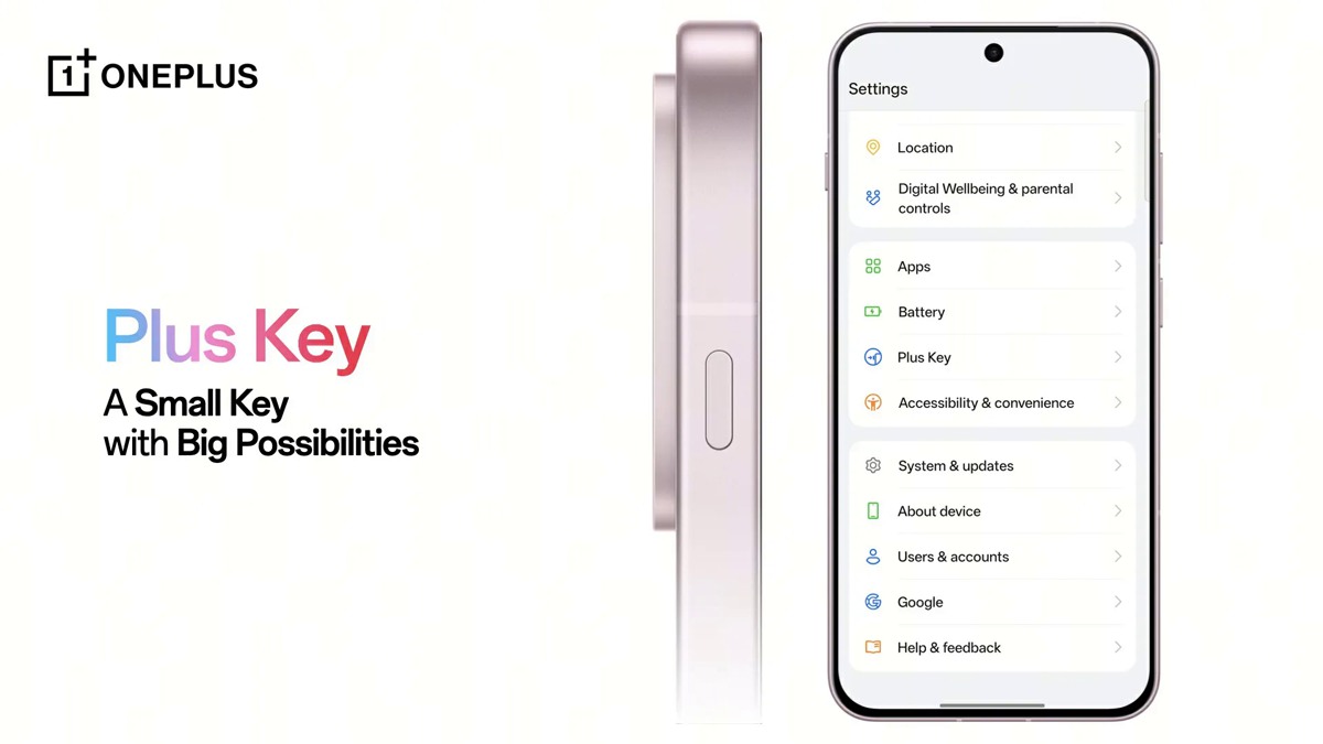 کلید Plus Key وان پلاس