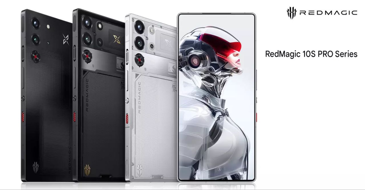 گوشی‌های گیمینگ سری Redmagic 10S Pro با امکان اجرای برخی بازی‌های PC معرفی شدند