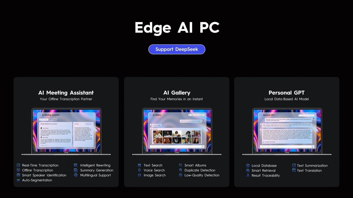 لپتاپ تکنو Megabook S16 با نمایشگر ۱۶ اینچی و قابلیت‌های هوش مصنوعی معرفی شد