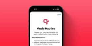 قابلیت Music Haptics آیفون