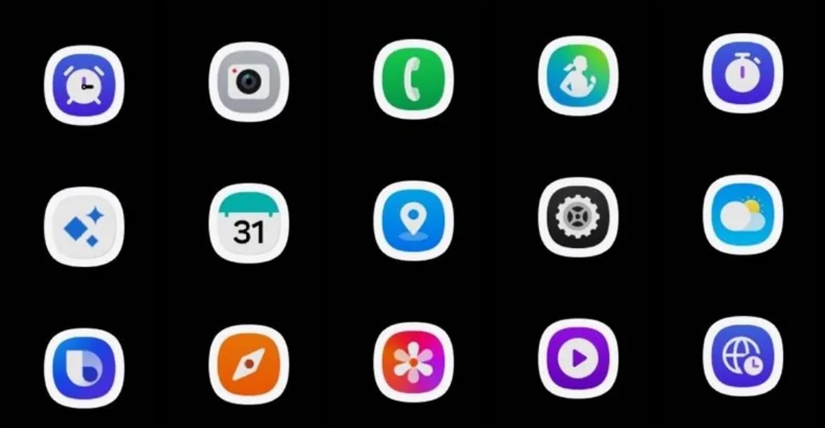 آیکون های جدید One UI 8 Watch
