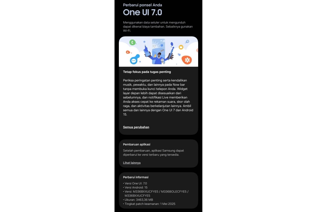 آپدیت One UI 7 گلکسی M33 سامسونگ در خاورمیانه و بسیاری از مناطق عرضه شد