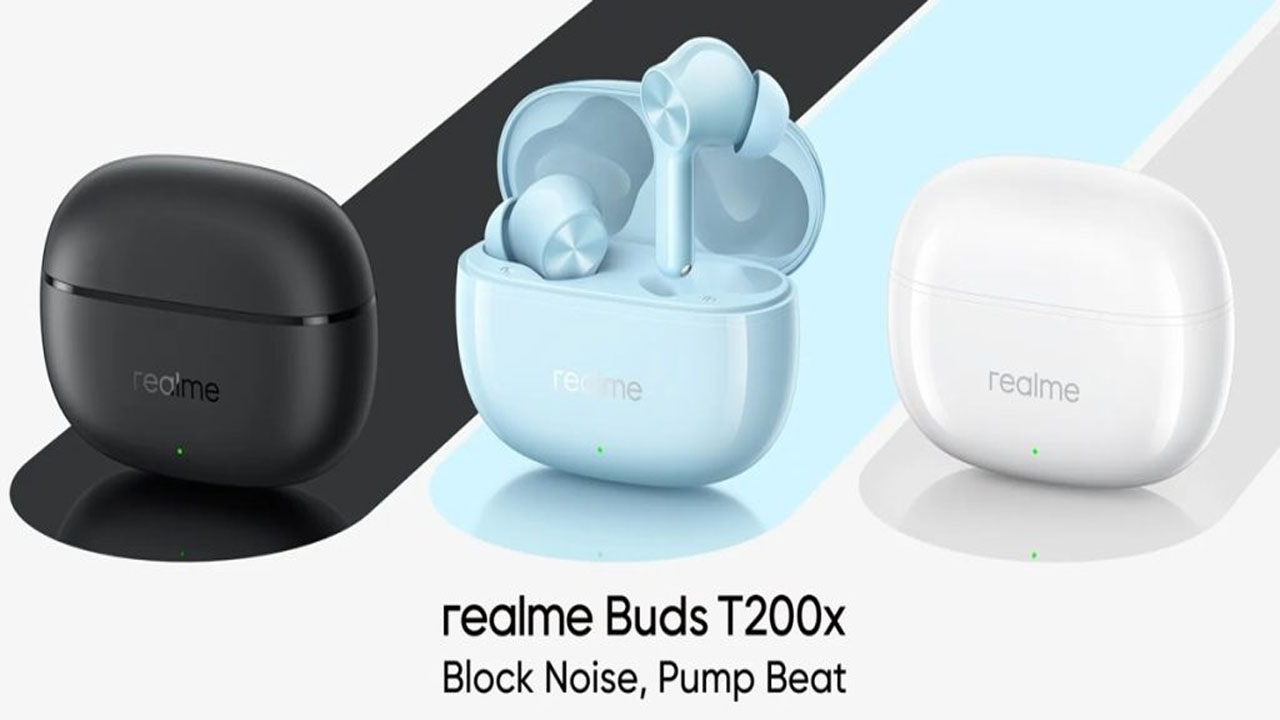 ایربادز ریلمی Buds T200x با ANC، عمر باتری ۴۸ ساعته و قیمت ۱۸ دلاری معرفی شد