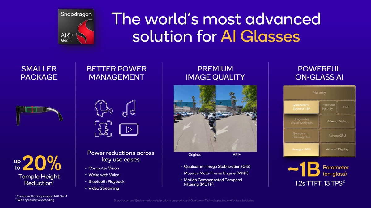 Snapdragon AR1+ Gen 1 تراشه