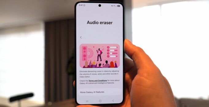 ویژگی Audio Eraser سامسونگ
