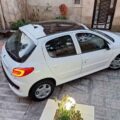 پژو ۲۰۷ پاناروما اتوماتیک جدید سفید