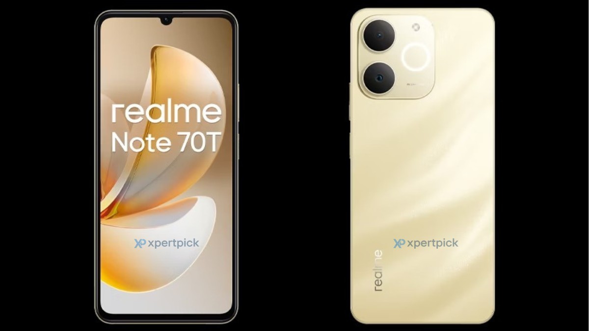 مشخصات و طراحی ریلمی Note 70T لو رفت: نمایشگر AMOLED و باتری 6000mAh